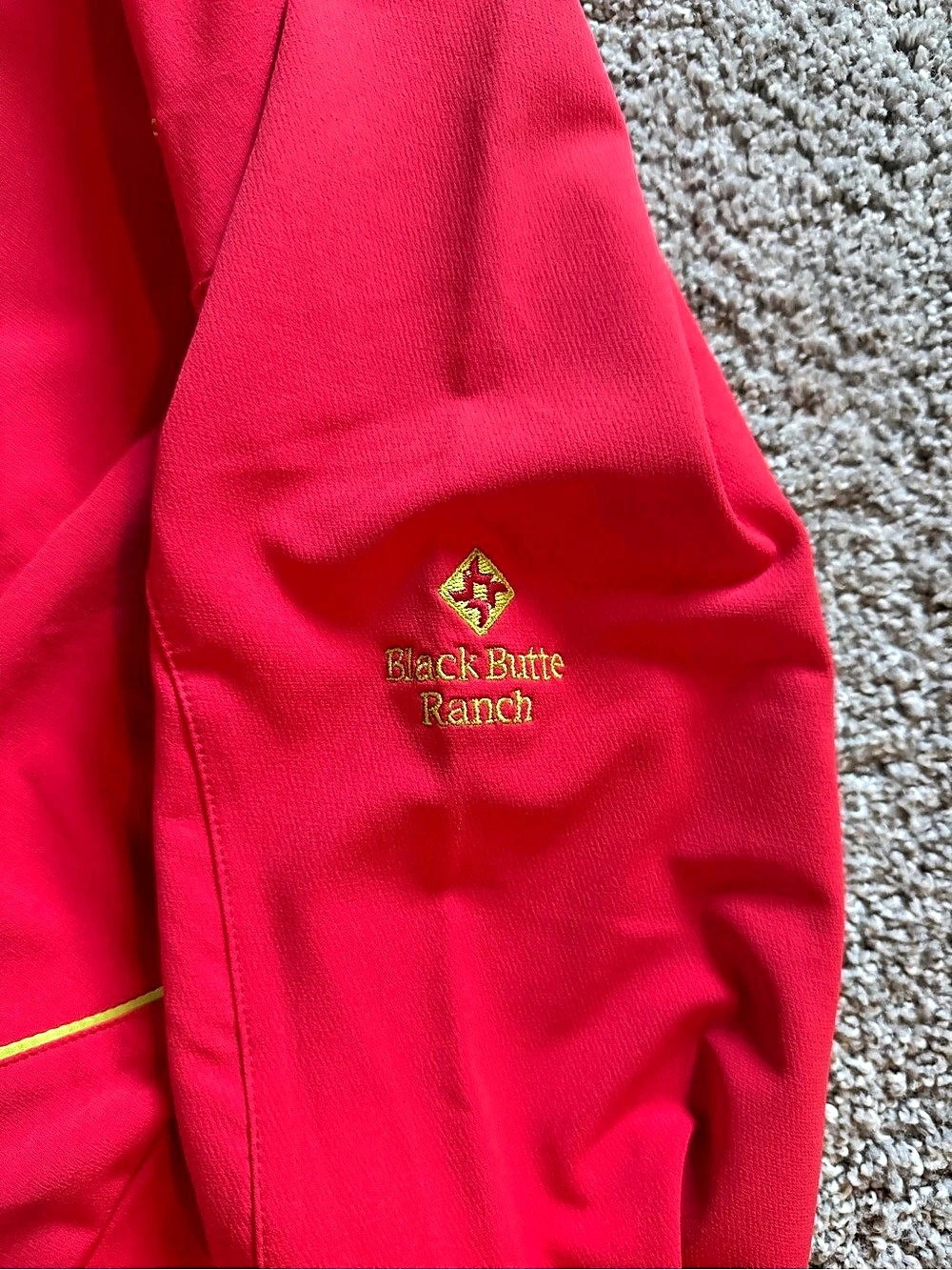 Puma Black Butte Ranch Red Quarter Zip Pullover NWT XL StormCELL - Picture 3 of 5